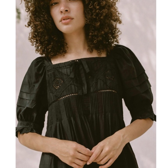 Christy Dawn Dresses & Skirts - Christy Dawn Shaina Dress, black silk/cotton, M, NWT